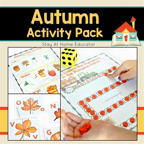 Autumn Activity Pack For Preschoolers Stay At Home Educator