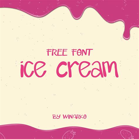 Free Ice Cream Soda Font