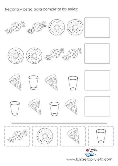 Seriaciones Con Im Genes Para Educaci N Infantil La Libreta Piruleta