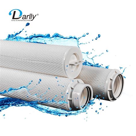 Darlly Inch Glass Fiber High Flow Pleated Membrane Fiilter Cartridge