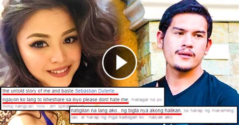 Young Woman Shared Her Untold Story With Sebastian Baste Duterte And