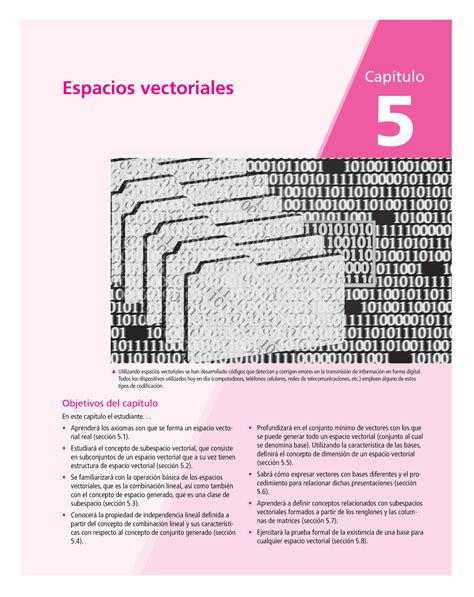 Algebra Lineal Grossman Espacios Vectoriales Espacios Vectoriales