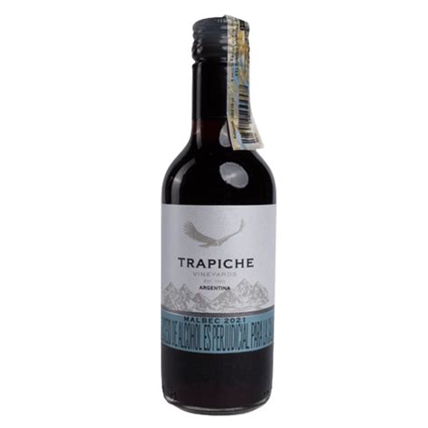 Vino Tinto Trapiche Malbec Fino 187ml Licores Meraki Vid