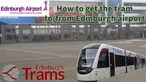 How To Get The Edinburgh Tram Tofrom Edinburgh Airport Youtube