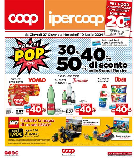 Volantino Coop Ipercoop Centro Italia Dal Giugno Al Luglio