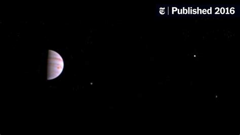 Juno Sends First Image Back While Orbiting Jupiter The New York Times