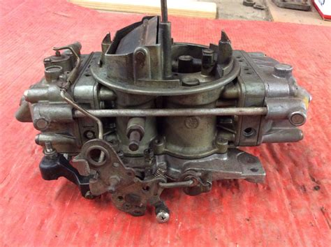 Holley Cfm Double Pumper Spreadbore Carb Ebay