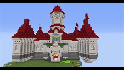 Minecraft Castillo De Peach Mario Odyssey Mi Avanze En Skyblock YouTube