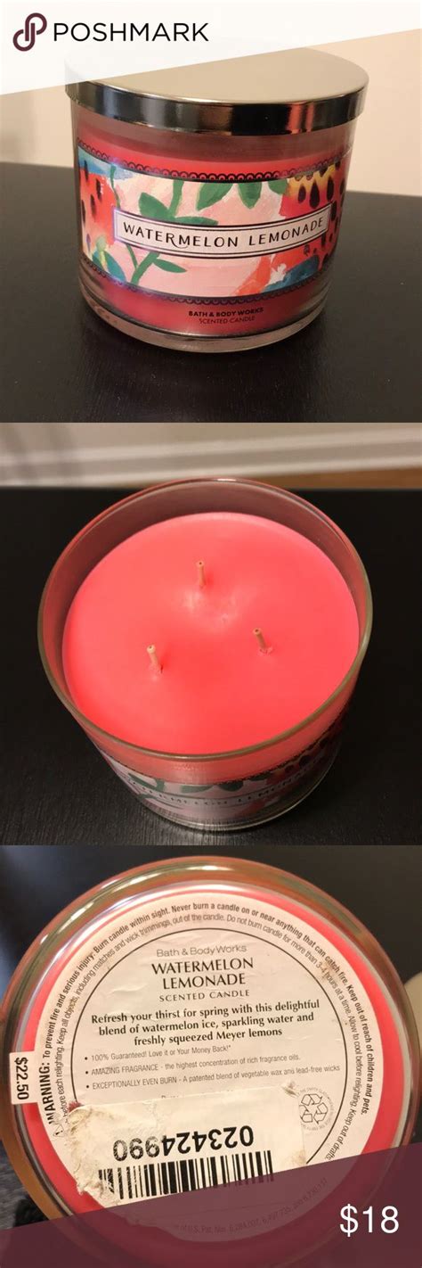 Bath And Body Works 3 Wick Candle Bath And Body Works Bath And Body