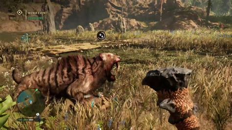 Farcry Primal Sabre Tooth Tiger Vs Bloodfang Sabretooth Youtube