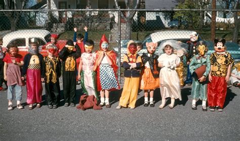 Halloween 1958 Shorpy Old Photos Framed Prints