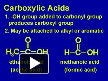 PPT Carboxylic Acids PowerPoint Presentation Free To View Id