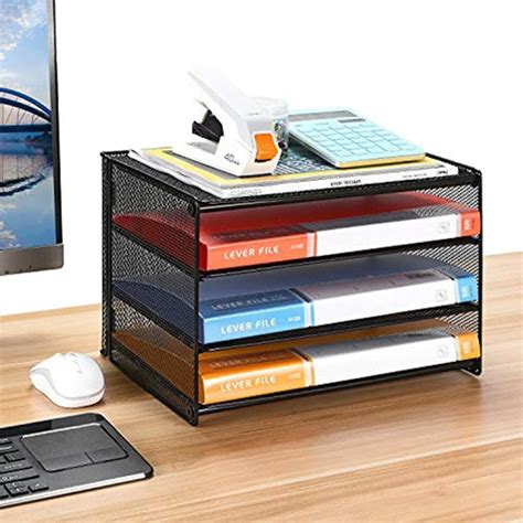 Samstar Paper Letter Tray Tier Desk File Organizer Paper Cuotas