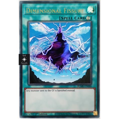 Thẻ Yugioh Dimensional Fissure EN Ultra Rare Shopee Việt Nam