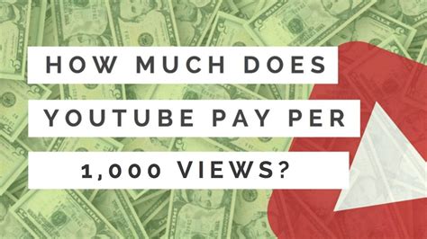 How Much Does Youtube Pay For 1000 Views In 2022