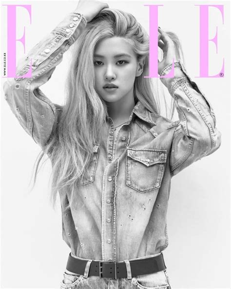 Blackpink Rosé Ysl Global Ambassador Elle Korea 2020