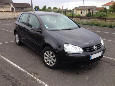 Troc Echange Volkswagen Golf V Confortline 1 9L TDI 105 Cv Noir Sur