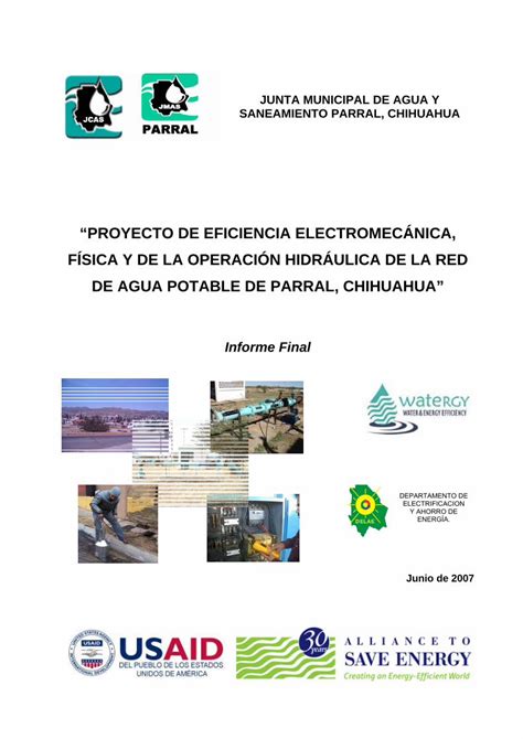 Pdf Proyecto De Eficiencia Electromec Nica Pdf Fileproyecto De