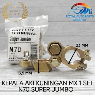 Jual Kepala Aki Kuningan Besar Klem Accu Tebal N Super Jumbo