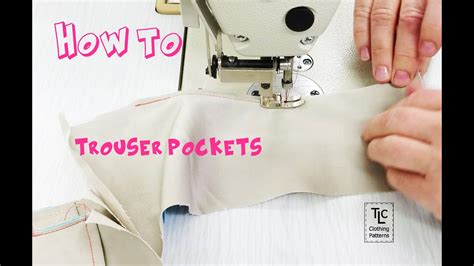 How To Sew Trouser Pockets Youtube