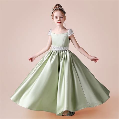 Buy Sage Green Flower Girl Dress Fabulous Bargains Galore