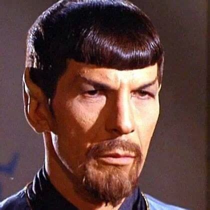 Evil Spock. | Star trek original series, Star trek original, Star trek ...