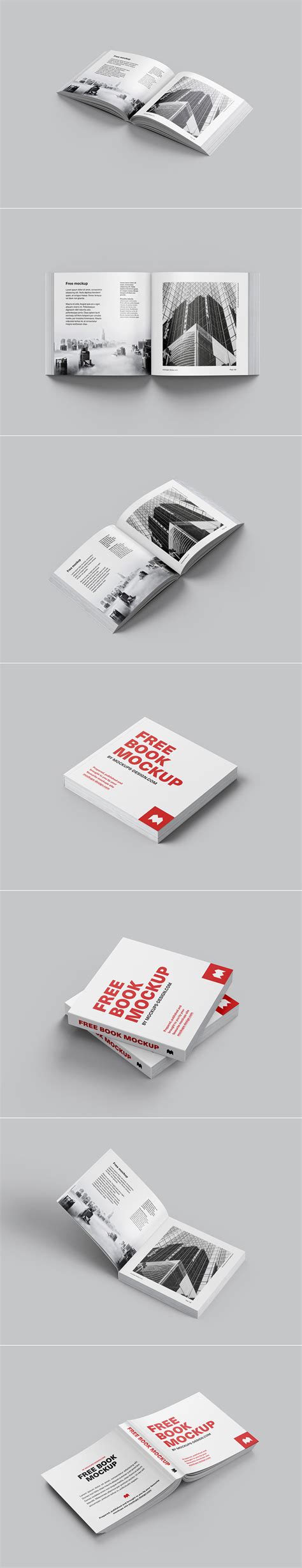 Free Square Paperback Book Mockup Psd Mockuptree