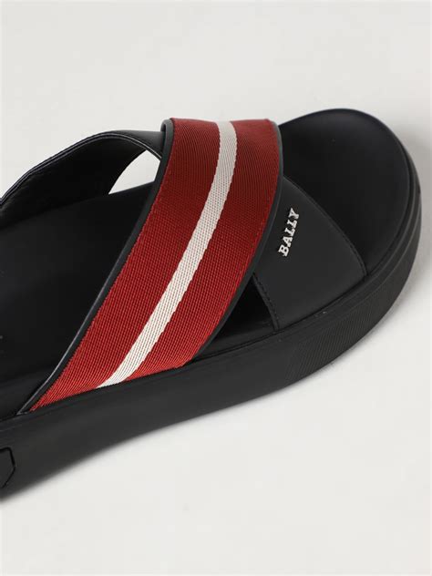 BALLY: sandals for man - Black | Bally sandals MSS023VT014 online on GIGLIO.COM