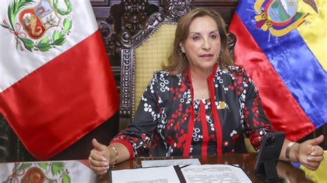 Presidenta Dina Boluarte Expresa Su Solidaridad A Mandatario