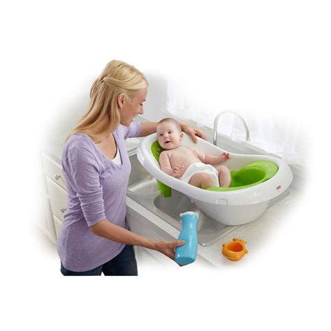 Fisher Price 4 In 1 Sling N Seat Tub With Adjustable Support Green