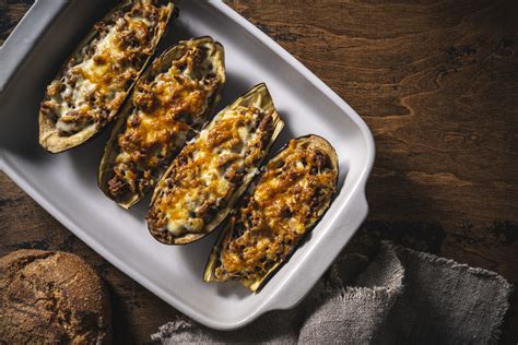 Berinjela Recheada Carne Mo Da Receita Para Um Almo O Perfeito