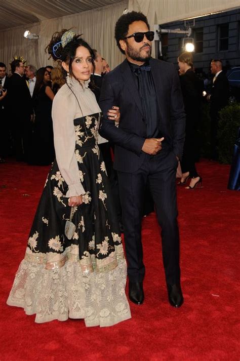 Lisa Bonet And Lenny Kravitz At The Met Gala Valentino At The Met