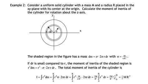 Solved Consider The Solid Cylinder In Example Calculate Chegg