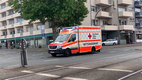 Rtw Nef Einsatzfahrt Rettungswagen Drk H W Lfel