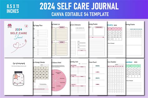 2024 Self Care Journal Canva Kdp Graphic By Lavlu Creative Zone