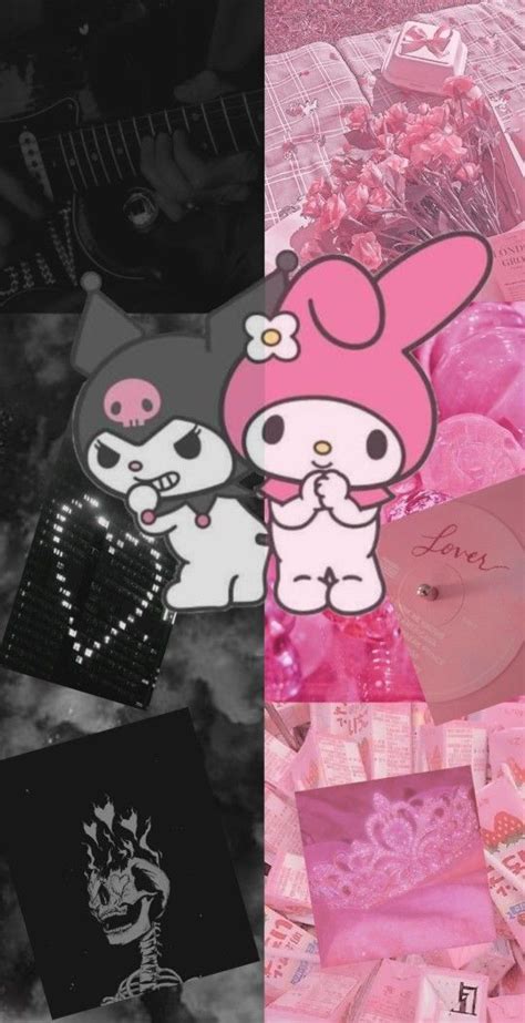 Kuromi And My Melody Aesthetic Wallpaper Hello Kitty Halloween