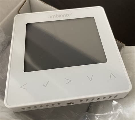 Ambiente Neostat V2 Programmable Thermostat White Works With Neohub