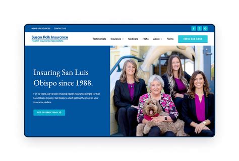 Susan Polk Insurance | de la Riva Brands | Brand Strategy, Identity + Web Design in San Luis ...