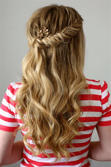 Half Up Fishtail French Braids