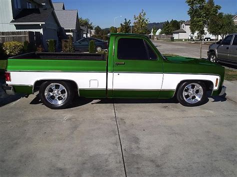 Green White 73 87 S The 1947 Present Chevrolet GMC Truck