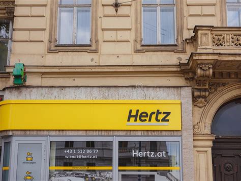 Munich, Germany - August 5, 2022 : Hertz Car Rental Editorial Stock ...
