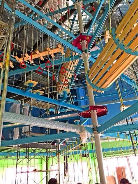 The rope course can be installed both inside and outside, it is safe ...