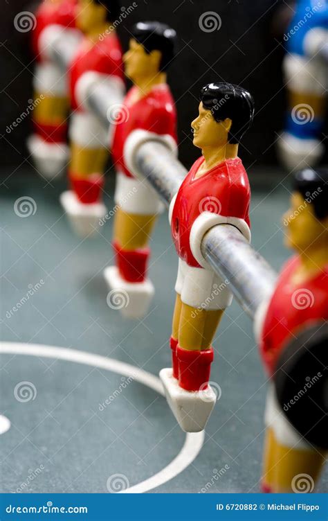 Foosball or Table Soccer Men Stock Photo - Image of table, nose: 6720882