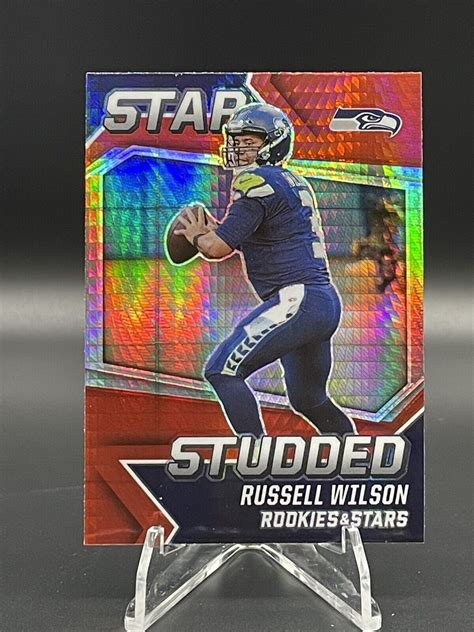 2021 Panini Rookies Stars Star Studded Red Prizm Russell Wilson SS 16