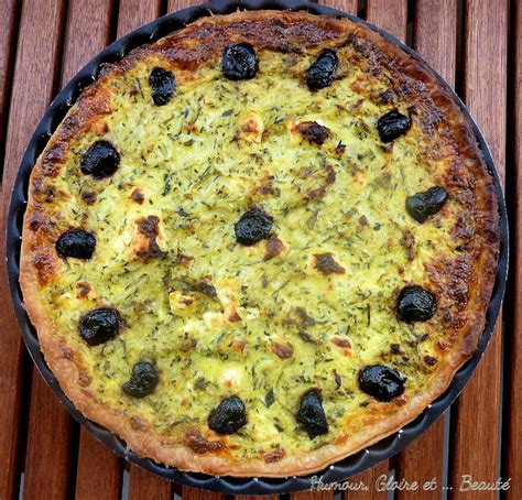 Hgb La Tarte Courgettes Menthe Feta