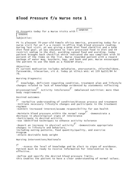 30 Useful Nursing Note Samples Templates Templatearchive