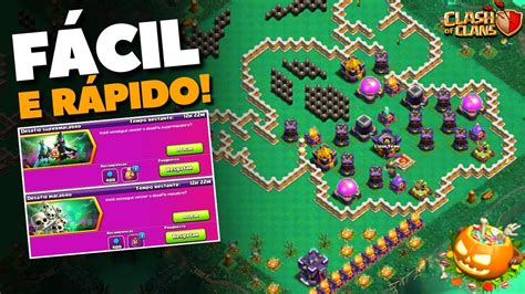 F Cil Como Completar O Desafio Macabro E Super Macabro No Clash Of