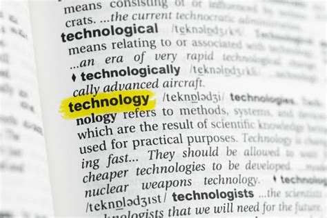 Highlighted English Word And X22technologyand X22 And Its Definition At