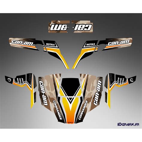 Kit Decoration Camo Yellow Idgrafix Can Am Commander Id