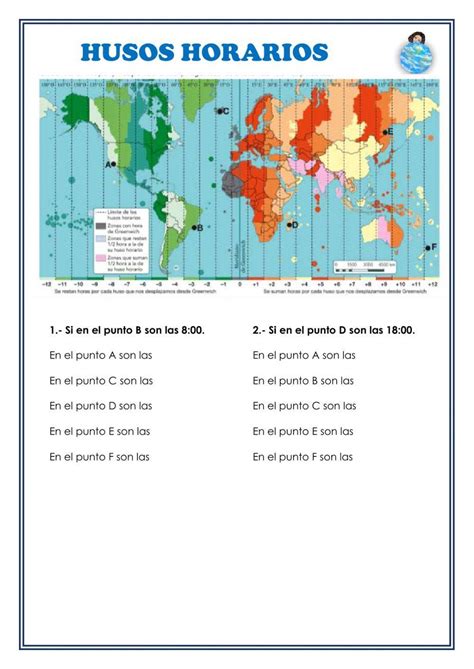 El Mapa De Los Husos Horarios En El Mundo Mapas De El Orden 58 Off